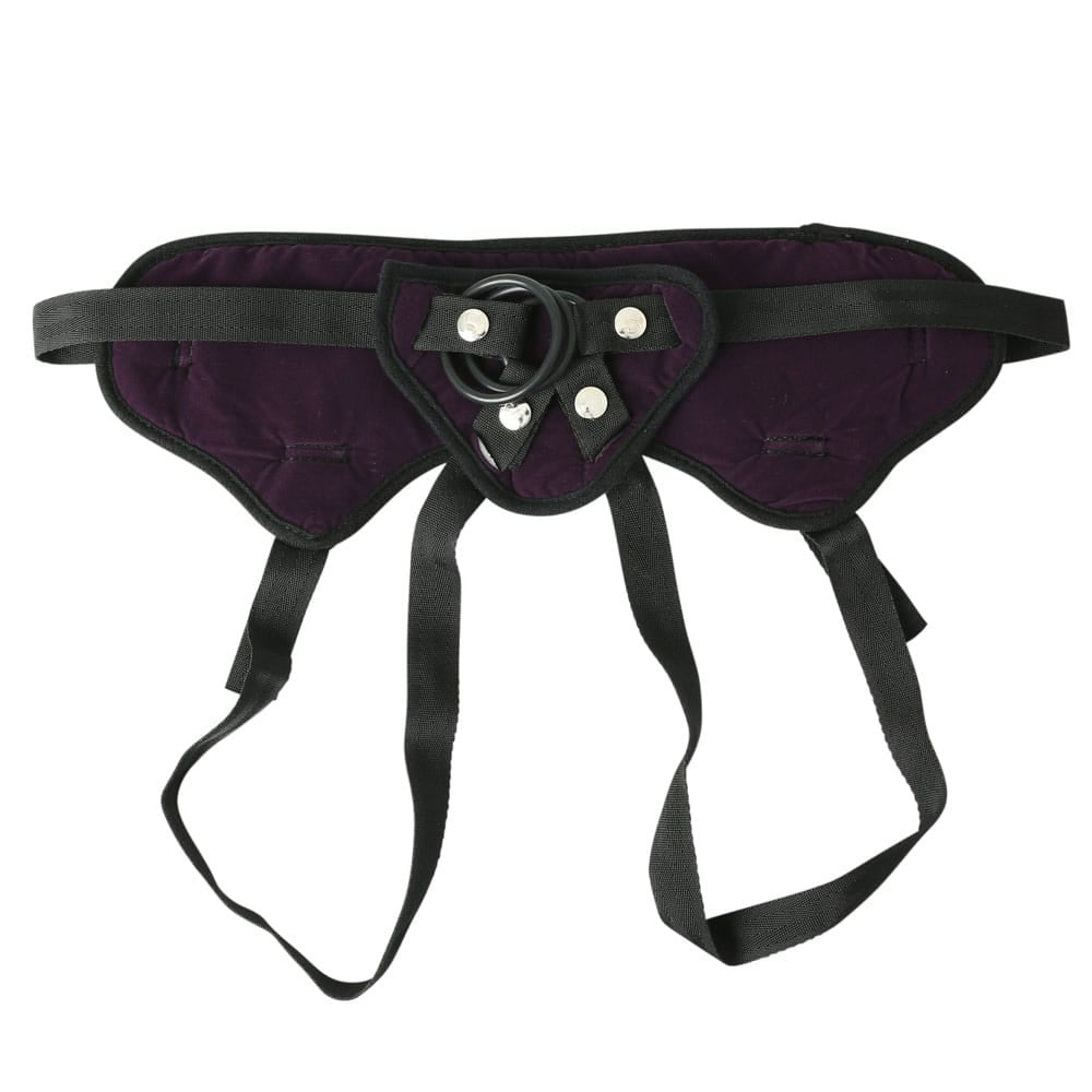 SPORTSHEETS Purple Strap-On - Purple Adjustable Strap-On Harness (No Probe Included)