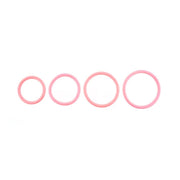 SPORTSHEETS Rubber O-Ring 4 Pack - Coral - Coral Rings - 4 Pack
