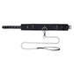 EDGE Collar & Leash - Black Neck Restraint with Heavy Duty Metal Leash