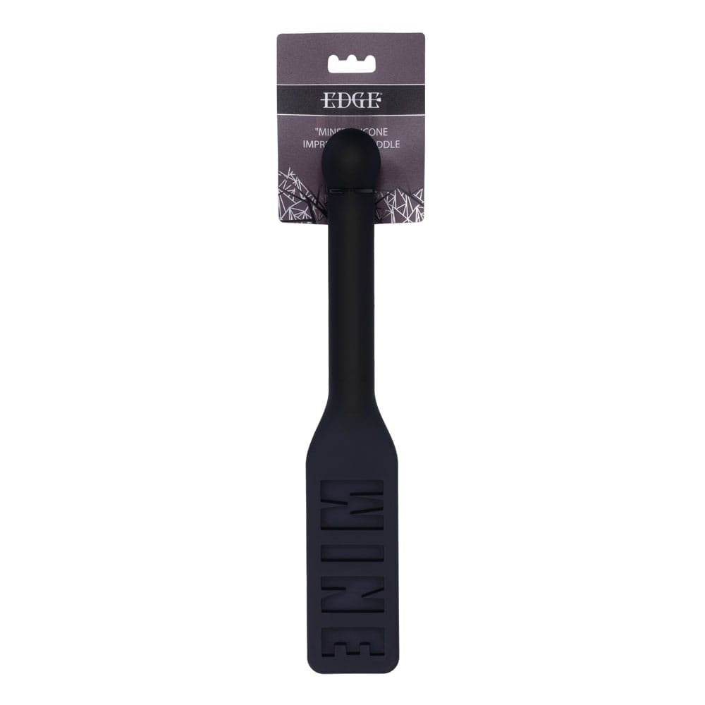EDGE MINE Silicone Paddle - Black Spanking Paddle