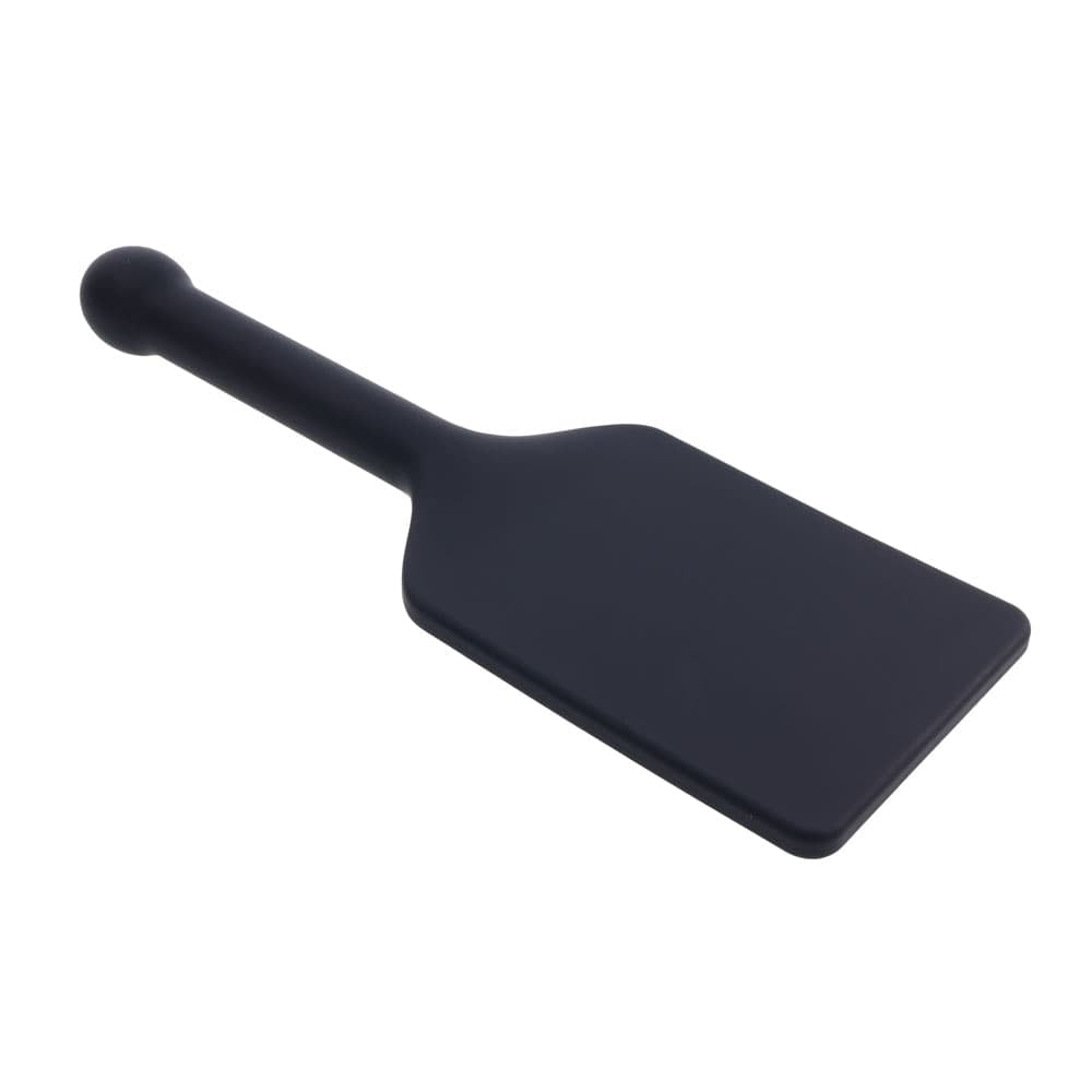 EDGE FUCK TOY Silicone Paddle - Black Silicone Spanking Paddle