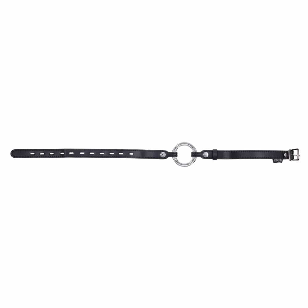 EDGE Interchangeable Ring Gag - Black Mouth Gag Restraint with 2 Interchangeable Pieces
