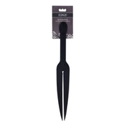 EDGE Silicone Tawse - Black Silicone Tawse Whip with Insertable Handle