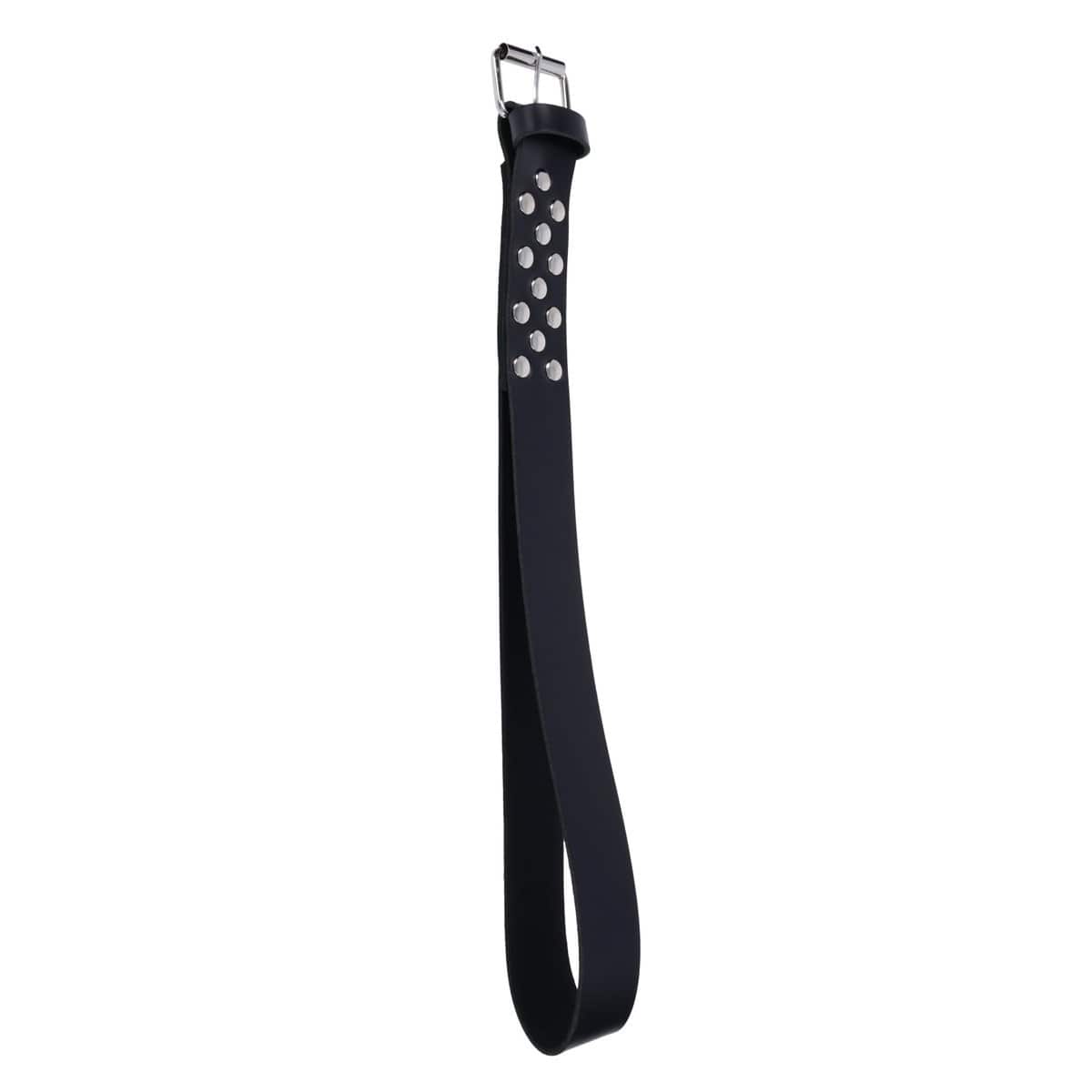 EDGE Leather Belt Spanker - Black Spanking Whip