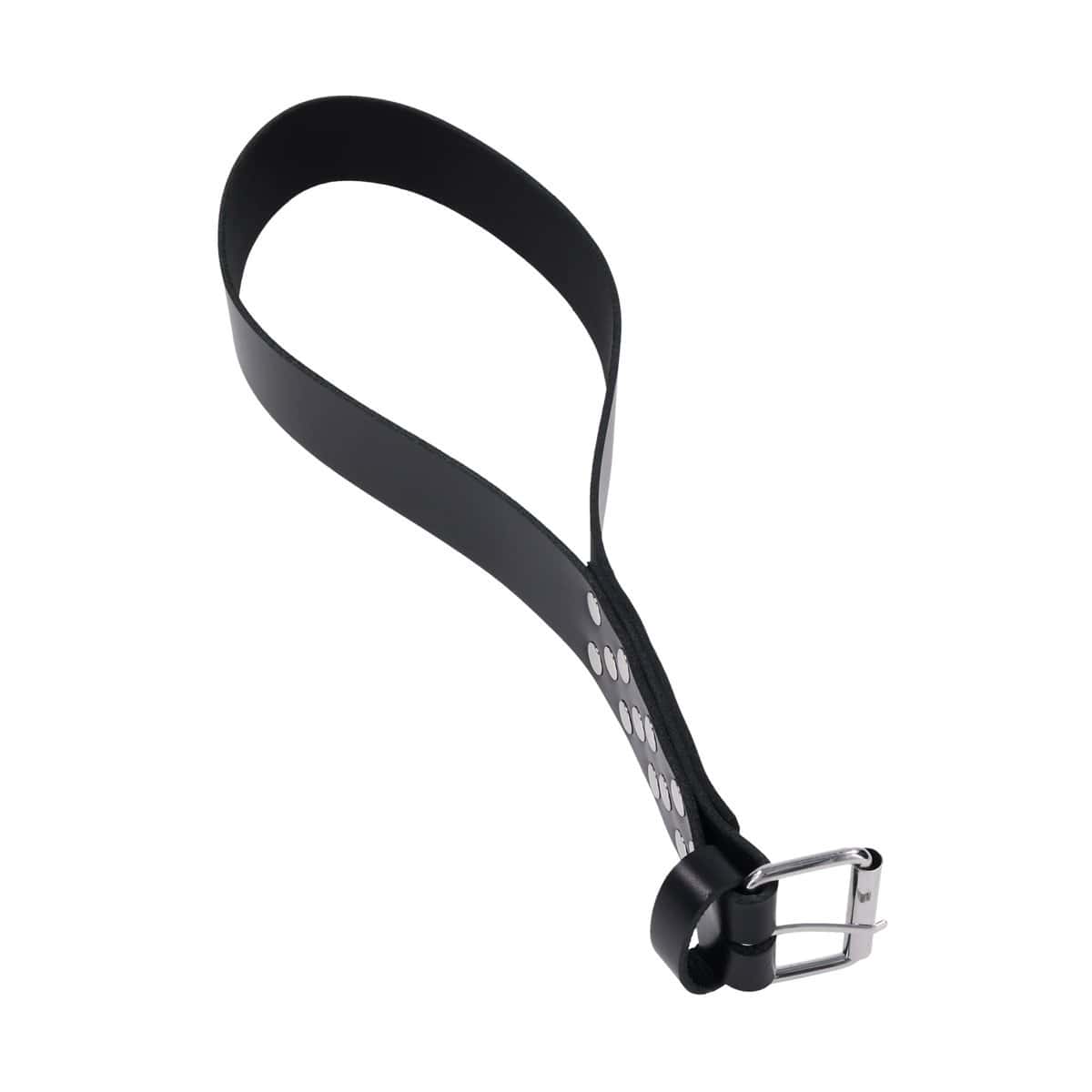 EDGE Leather Belt Spanker - Black Spanking Whip