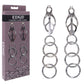 EDGE Tuggable Clover Clamps - Metal Nipple Restraints