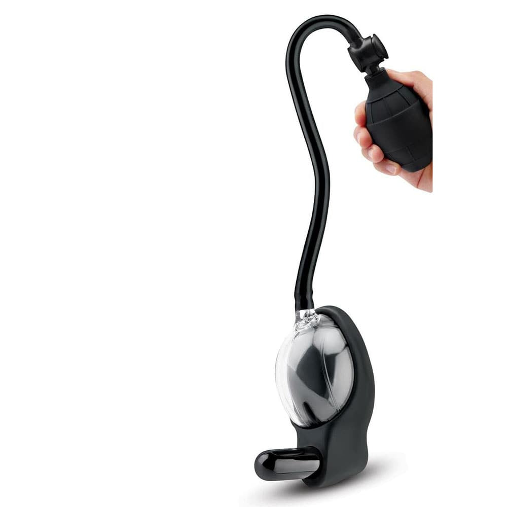 Size Up Vibrating Mini Pussy & Clitoral Pump - Clear USB Rechargeable Vibrating Vaginal and Clitoral Pump