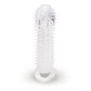 Size Up 1.5 Inch See-Thru Stretch Penis Extender - Clear 3.8 cm (1.5'') Penis Extension Sleeve