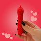 Unihorn - USB Bullet - Cupid's Beau - Red USB Rechargeable Vibrating Bullet