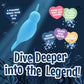 Unihorn of the Sea - Neigh Mo - The Narwhal - Blue USB Rechargeable Dual Motor Stimulator
