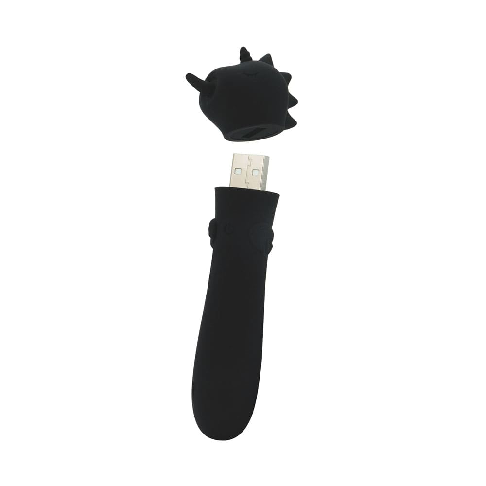 Unihorn - USB Bullet - Wild Spirit - Black USB Rechargeable Vibrating Bullet