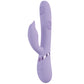VIVE Pallina - Purple - Purple 25 cm USB Rechargeable Tapping Rabbit Vibrator