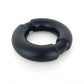 VERS Liquid Silicone Weighted Steel Core C-Ring - Black Cock Ring with Steel Core