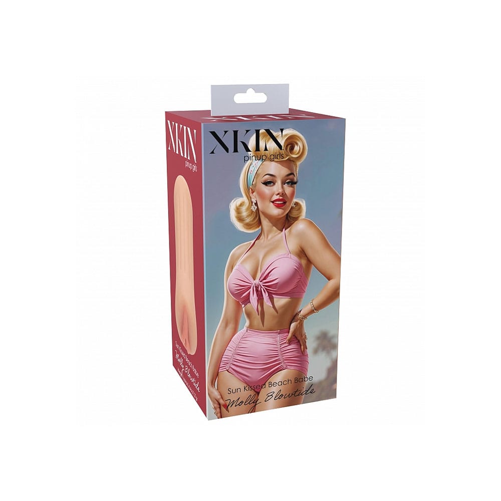 XKIN PinUp Girls - Molly Blowtide - Flesh 12 cm Vagina Stroker