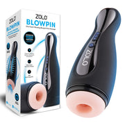 Zolo Blowpin - Flesh USB Rechargeable Auto Sucking and Vibrating Masturbator
