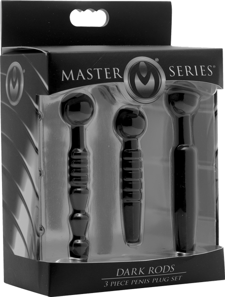 Dark Rods 3 Piece Silicone Penis Plug Set - Btantalized.com.au