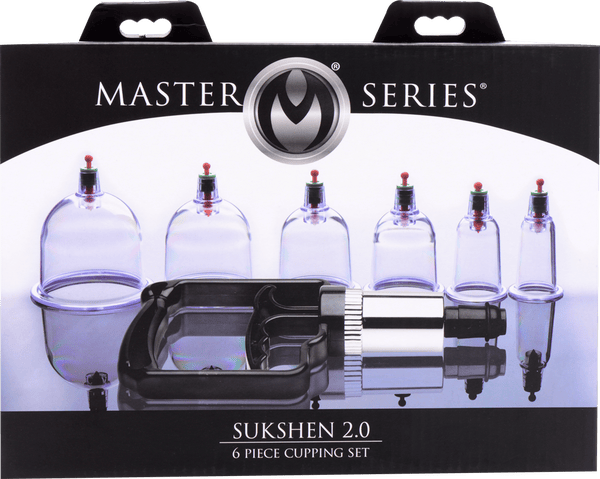 Sukshen 6 Piece Cupping Set With Acu-Points - Btantalized.com.au