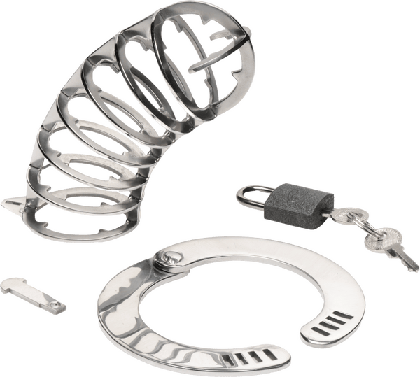 Stainless Steel Spiked Chastity Cage - Btantalized.com.au