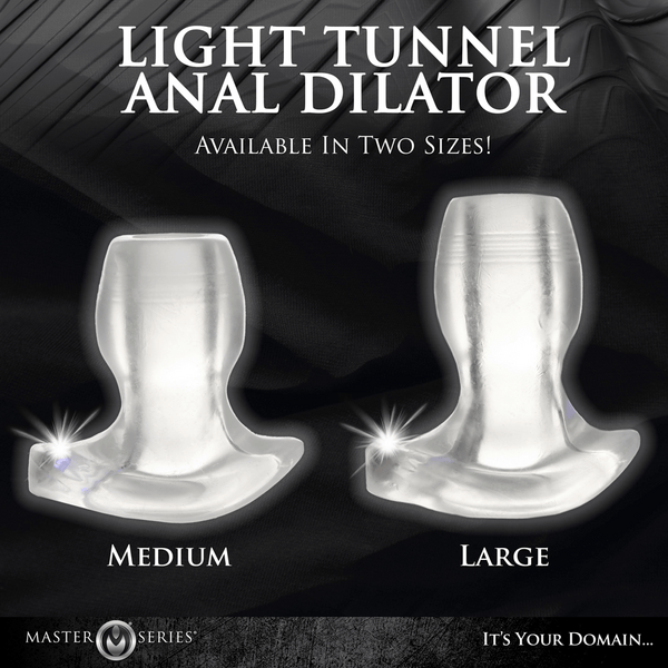 Light-Tunnel Light-Up Anal Dilator - Large - Btantalized.com.au