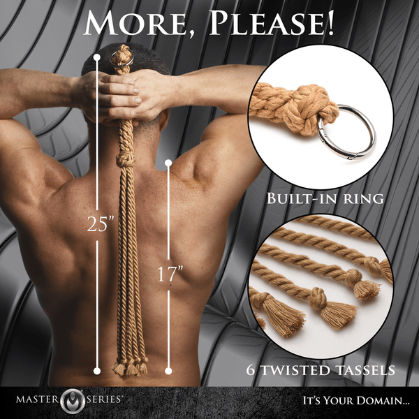 Swashbuckler Rope Flogger - Btantalized.com.au