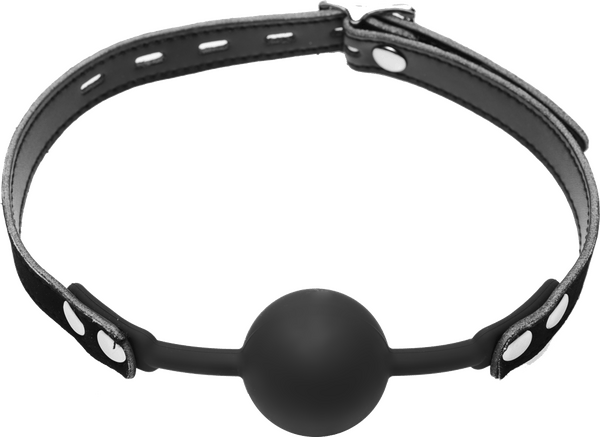 Premium Hush Locking Silicone Comfort Ball Gag - Btantalized.com.au