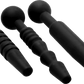 Dark Rods 3 Piece Silicone Penis Plug Set - Btantalized.com.au