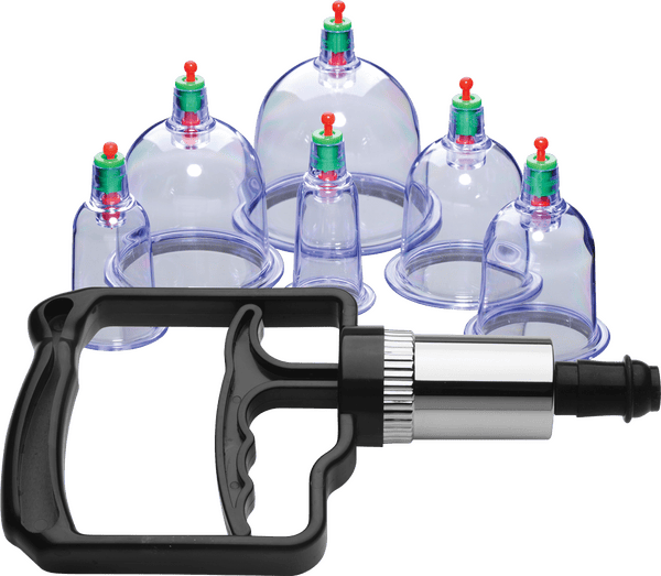 Sukshen 6 Piece Cupping Set With Acu-Points - Btantalized.com.au