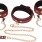 6 Piece Burgundy Bondage Set - Btantalized.com.au