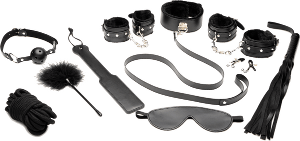 Hook Up 10 Piece Plush Bondage Set - Btantalized.com.au