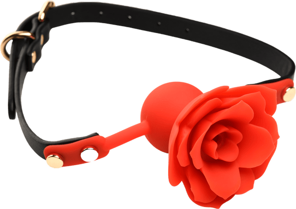 Blossom Gag Silicone Rose Gag - Btantalized.com.au