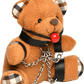 Gagged Teddy Bear Keychain - Btantalized.com.au