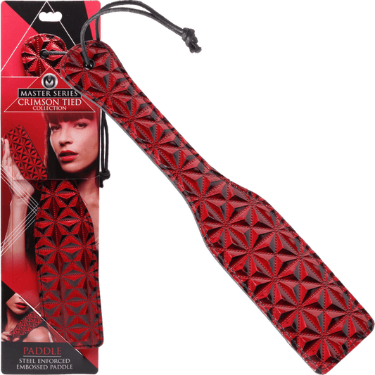 Crimson Tied Steel Enforced Spanking Paddle - Btantalized.com.au