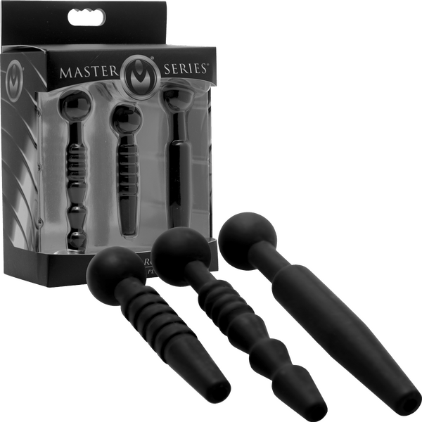 Dark Rods 3 Piece Silicone Penis Plug Set - Btantalized.com.au