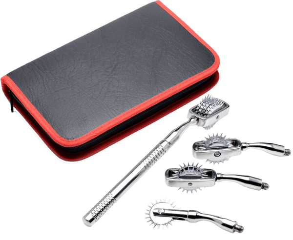 Deluxe Wartenberg Wheel Set With Travel Case - Btantalized.com.au