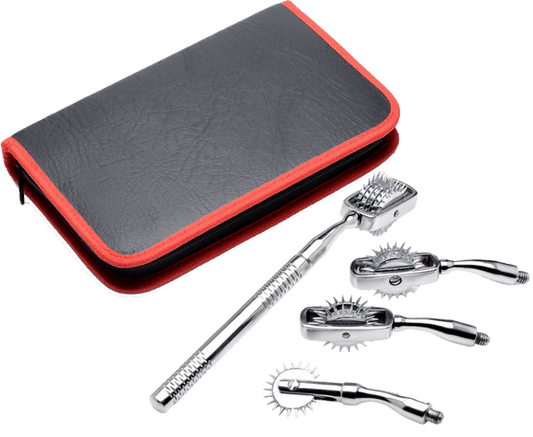 Deluxe Wartenberg Wheel Set With Travel Case - Btantalized.com.au