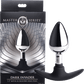 Dark Invader Metal And Silicone Anal Plug - Large - Btantalized.com.au