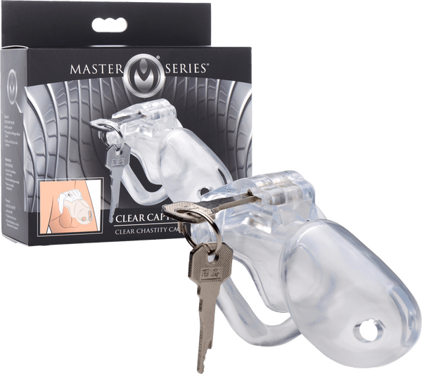Clear Captor Chastity Cage - Large - Btantalized.com.au