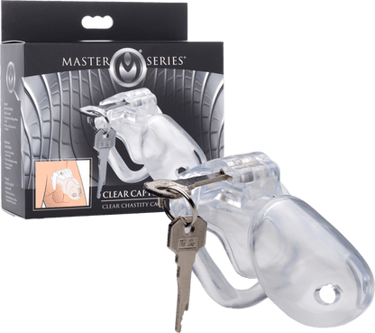 Clear Captor Chastity Cage - Large - Btantalized.com.au