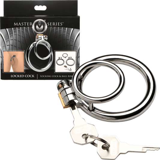 Locked Cock Locking Cock & Ball Ring - Btantalized.com.au