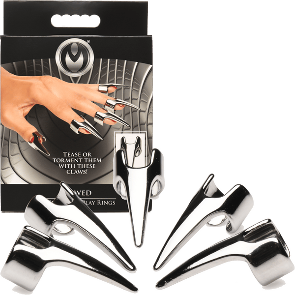 Clawed 5pc Sensation Play Rings - Btantalized.com.au