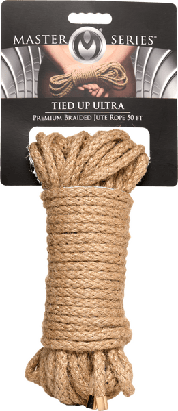 Tied Up Ultra Premium Braided Jute Rope 50 Ft - Btantalized.com.au