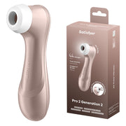 Satisfyer Pro 2 - Rose Gold - Touch-Free USB-C Rechargeable Clitoral Stimulator
