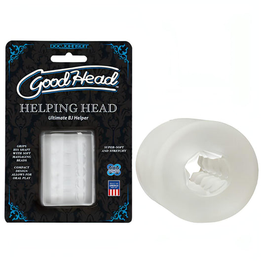 Goodhead - Helping Head -  5 cm Stroker Sleeve for Blowjobs - Btantalized.com.au