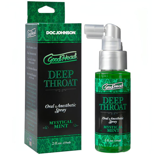 GoodHead Deep Throat Spray - Mystical Mint Flavoured Deep Throat Spray - 59 ml Bottle - Btantalized.com.au