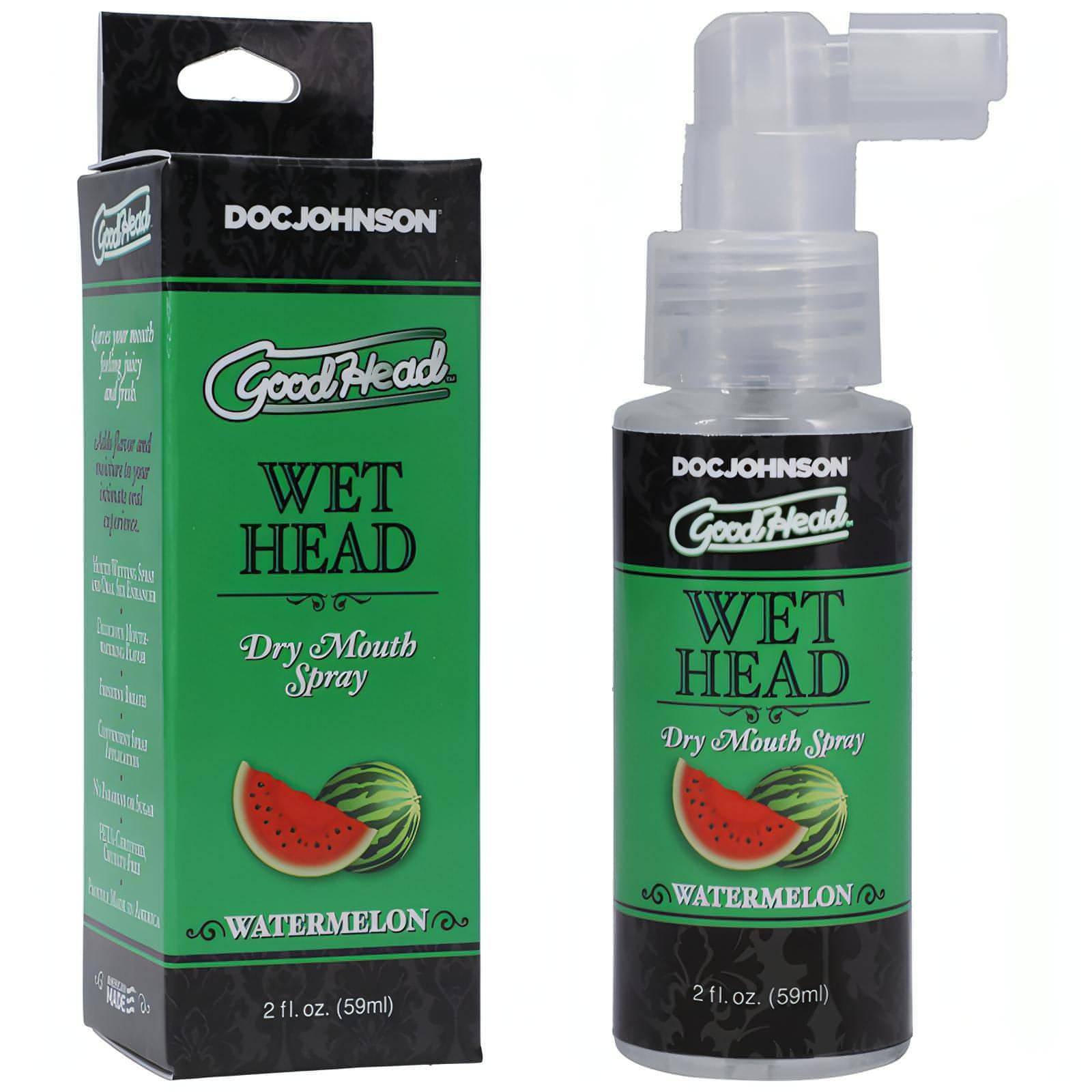 Goodhead Wet Head Dry Mouth Spray - Watermelon Flavoured - 59 ml Bottle - Btantalized.com.au