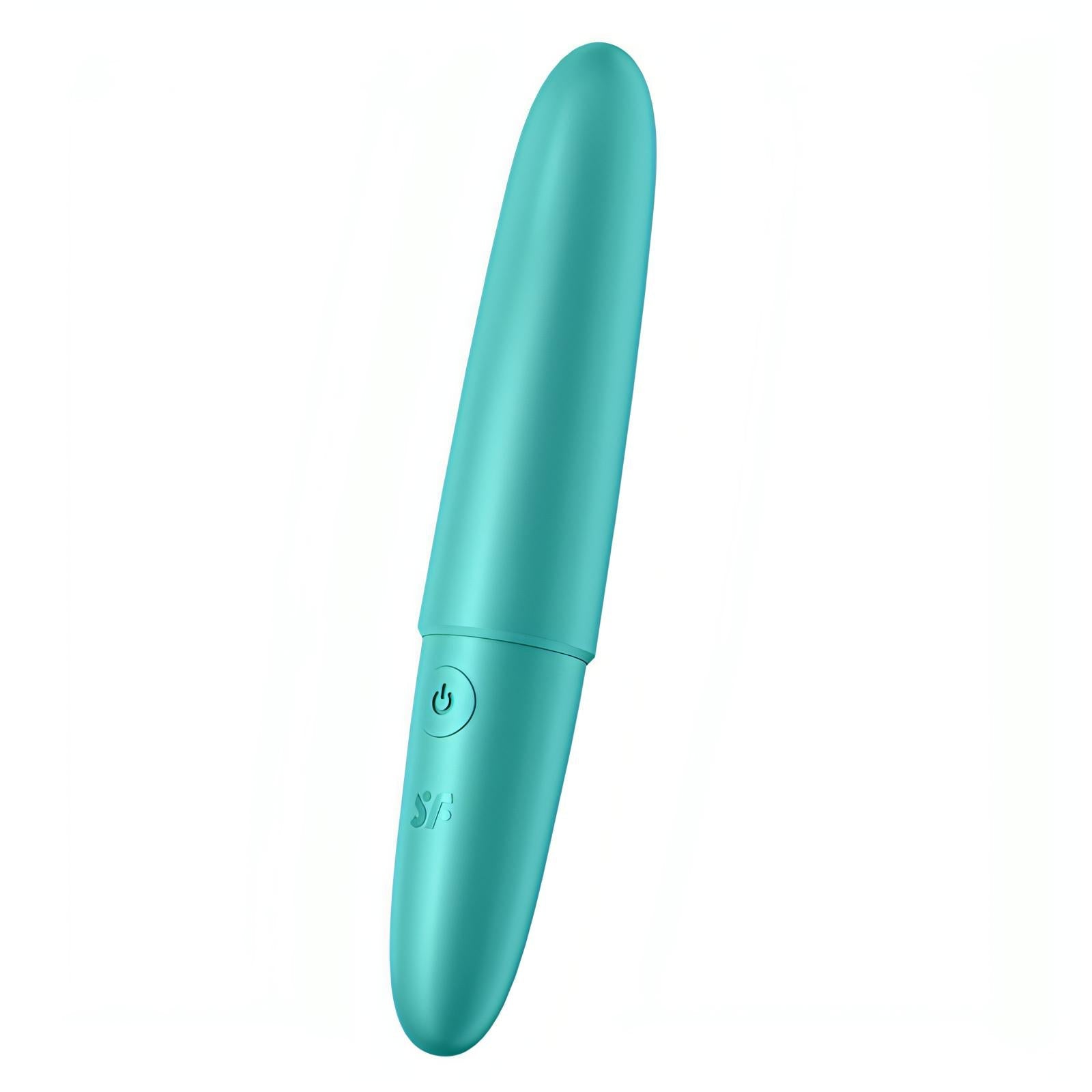 Satisfyer Ultra Power Bullet 6 - Turquoise USB Rechargeable Bullet - Btantalized.com.au