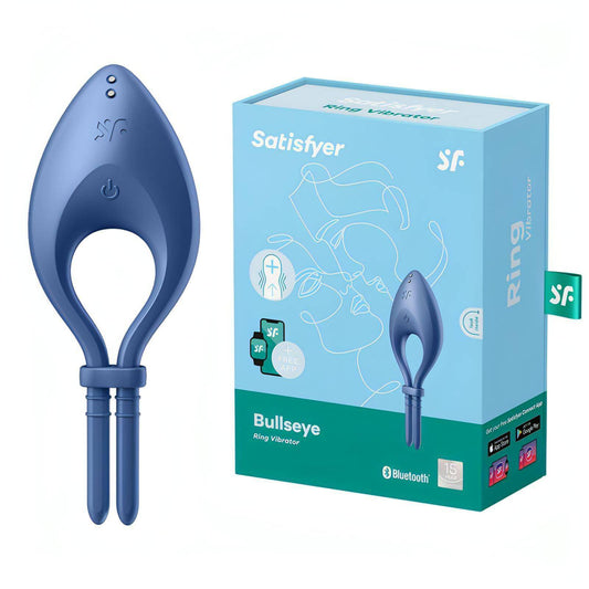 Satisfyer Bullseye -  -  Vibrating Adjustable Lasso Cock Ring - Btantalized.com.au