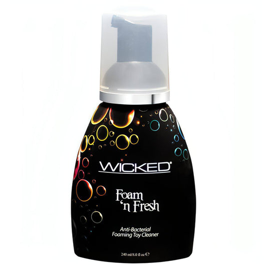Wicked Foam 'n Fresh - Antibacterial Foaming Toy Cleaner - 240 ml (8 oz) Bottle - Btantalized.com.au