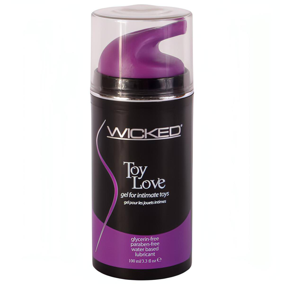 Wicked Toy Love - Glycerin Free Water Based Lubricant - 100 ml (3.3 oz) Bottle - Btantalized.com.au