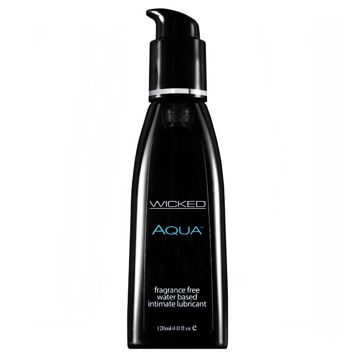 Wicked Aqua - Water Based Lubricant - 120 ml (4 oz) Bottle - Btantalized.com.au